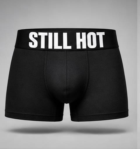 STILL HOT — black front view